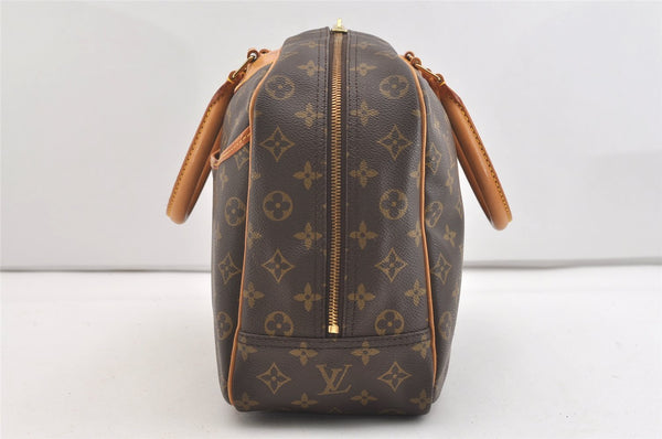 Authentic Louis Vuitton Monogram Deauville Hand Bag M47270 LV 4003J