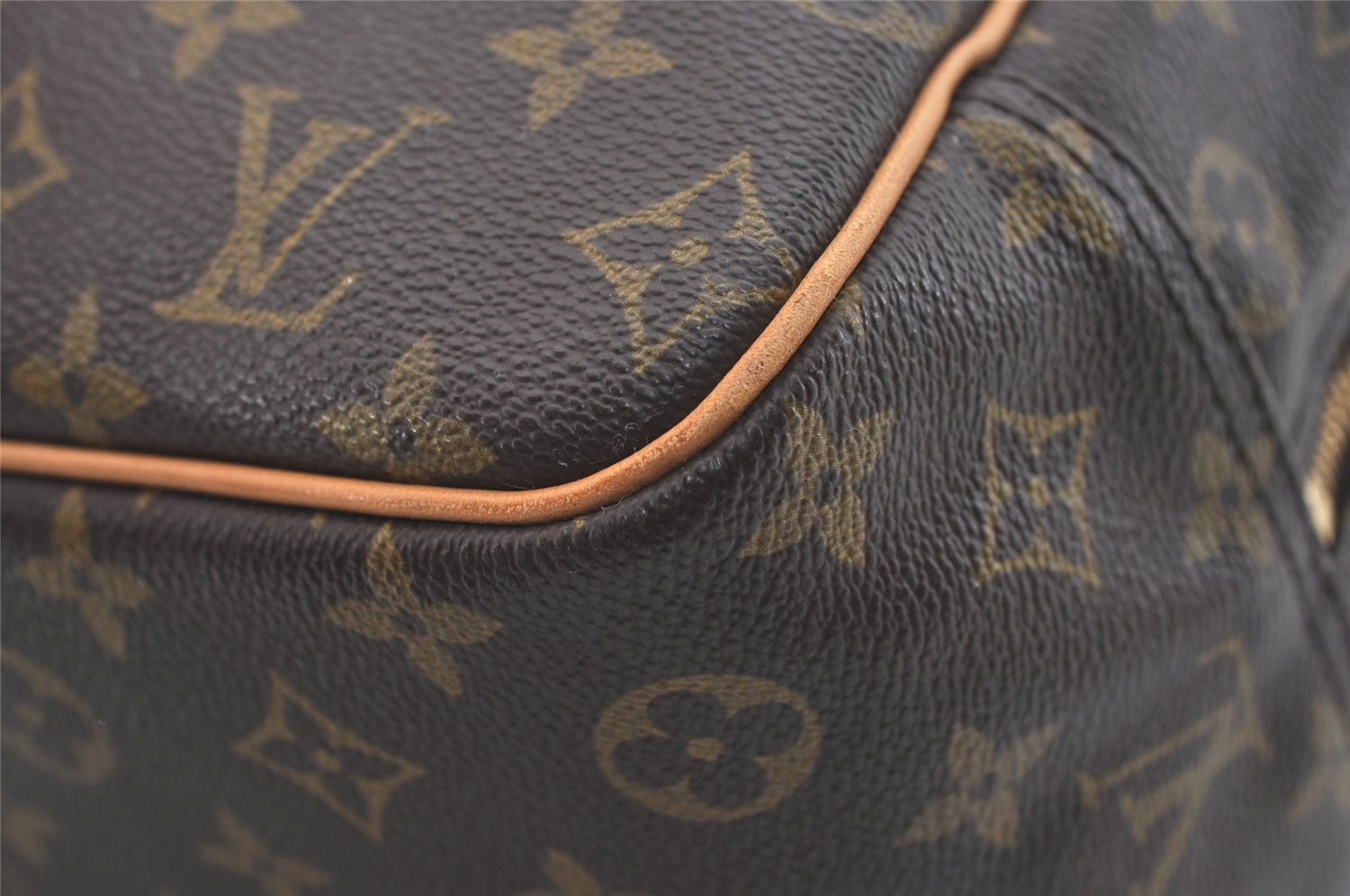 Authentic Louis Vuitton Monogram Deauville Hand Bag M47270 LV 4003J