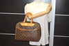 Authentic Louis Vuitton Monogram Deauville Hand Bag M47270 LV 4003J