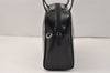Authentic GUCCI Interlocking G 2Way Hand Bag Purse Enamel Black Junk 4003K