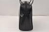 Authentic GUCCI Interlocking G 2Way Hand Bag Purse Enamel Black Junk 4003K