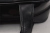 Authentic GUCCI Interlocking G 2Way Hand Bag Purse Enamel Black Junk 4003K