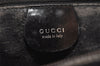 Authentic GUCCI Interlocking G 2Way Hand Bag Purse Enamel Black Junk 4003K