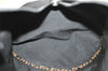 Authentic FENDI Vintage 2Way Shoulder Boston Hand Bag Nylon Leather Black 4004I
