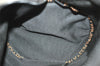 Authentic FENDI Vintage 2Way Shoulder Boston Hand Bag Nylon Leather Black 4004I