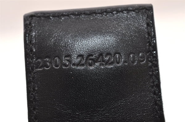 Authentic FENDI Vintage 2Way Shoulder Boston Hand Bag Nylon Leather Black 4004I