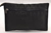 Authentic FENDI Vintage 2Way Shoulder Boston Hand Bag Nylon Leather Black 4004I