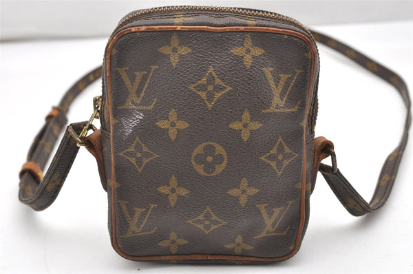 Auth Louis Vuitton Monogram Mini Poche Danube Shoulder Cross Bag M45268 LV 4004K