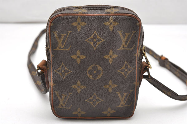 Auth Louis Vuitton Monogram Mini Poche Danube Shoulder Cross Bag M45268 LV 4004K