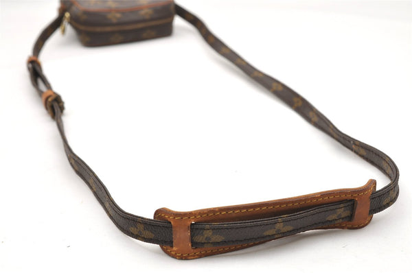 Auth Louis Vuitton Monogram Mini Poche Danube Shoulder Cross Bag M45268 LV 4004K