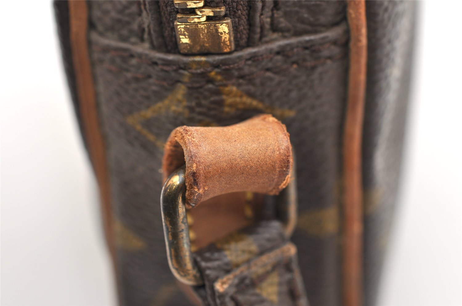 Auth Louis Vuitton Monogram Mini Poche Danube Shoulder Cross Bag M45268 LV 4004K