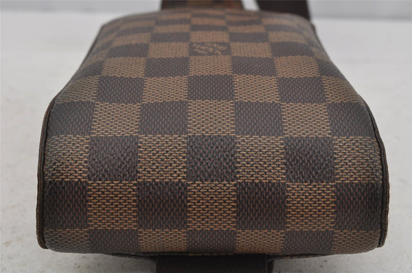 Authentic Louis Vuitton Damier Geronimos Waist Body Bag N51994 LV 4005J