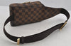 Authentic Louis Vuitton Damier Geronimos Waist Body Bag N51994 LV 4005J