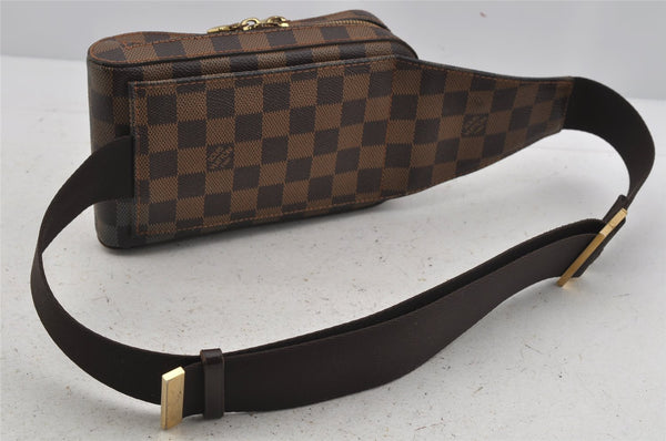 Authentic Louis Vuitton Damier Geronimos Waist Body Bag N51994 LV 4005J