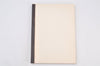 Authentic FENDI Zucca Vintage Notebook Cover Canvas Leather Brown 4005K