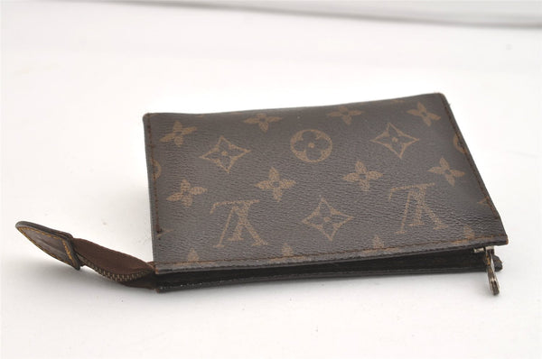 Authentic Louis Vuitton Monogram Poche Toilette 15 M47546 Cosmetics Pouch 4006J