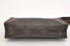 Authentic Louis Vuitton Monogram Poche Toilette 15 M47546 Cosmetics Pouch 4006J