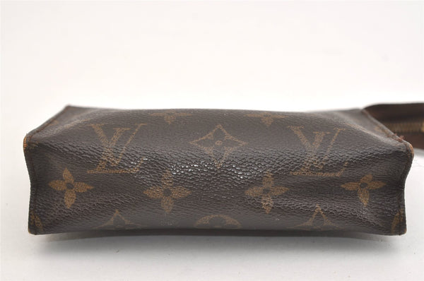 Authentic Louis Vuitton Monogram Poche Toilette 15 M47546 Cosmetics Pouch 4006J