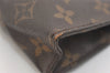 Authentic Louis Vuitton Monogram Poche Toilette 15 M47546 Cosmetics Pouch 4006J