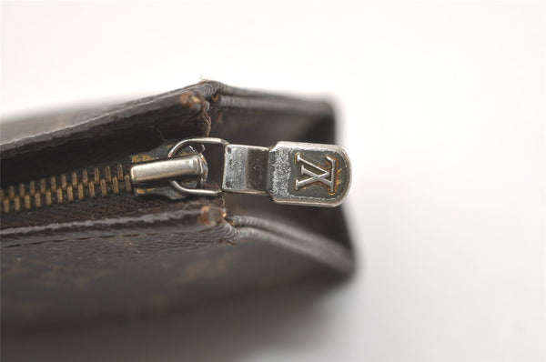 Authentic Louis Vuitton Monogram Poche Toilette 15 M47546 Cosmetics Pouch 4006J