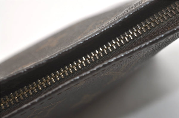 Authentic Louis Vuitton Monogram Poche Toilette 15 M47546 Cosmetics Pouch 4006J