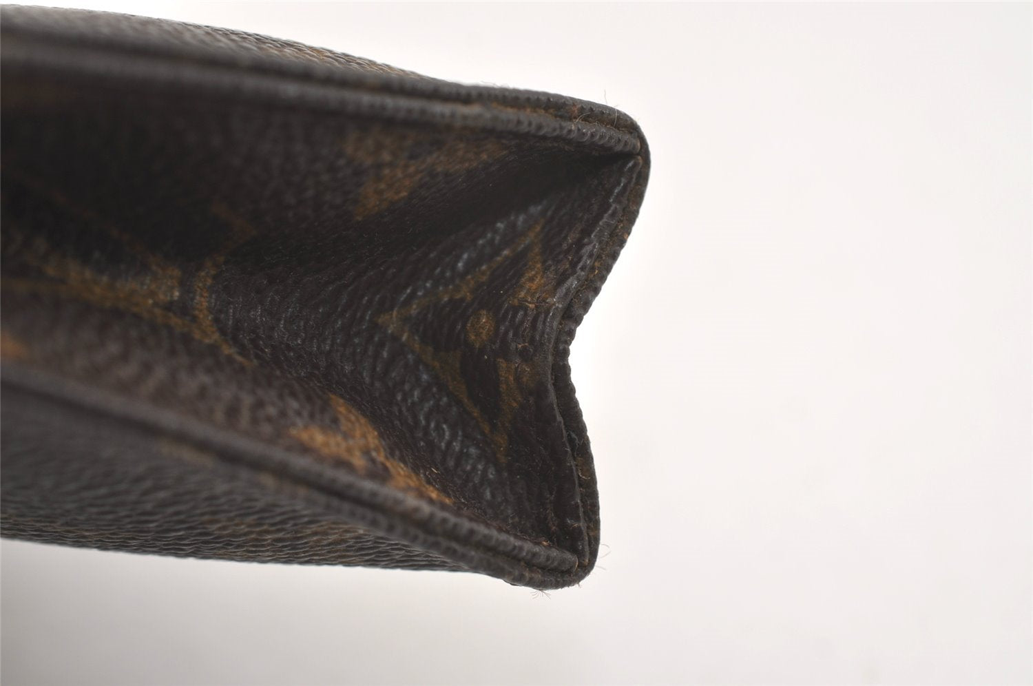 Authentic Louis Vuitton Monogram Poche Toilette 15 M47546 Cosmetics Pouch 4006J