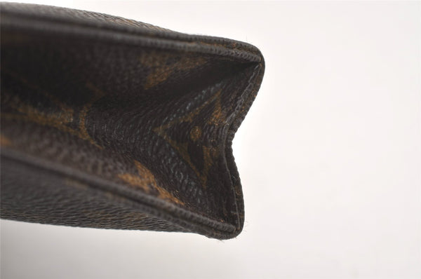 Authentic Louis Vuitton Monogram Poche Toilette 15 M47546 Cosmetics Pouch 4006J