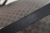 Authentic CELINE Macadam Blason Shoulder Tote Bag PVC Leather Black 4006K