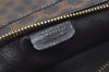 Authentic CELINE Macadam Blason Shoulder Tote Bag PVC Leather Black 4006K