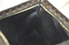 Authentic CELINE Macadam Blason Shoulder Tote Bag PVC Leather Black 4006K