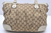 Authentic GUCCI Sukey Shoulder Tote Bag GG Canvas Leather 247902 Brown 4007K