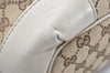 Authentic GUCCI Sukey Shoulder Tote Bag GG Canvas Leather 247902 Brown 4007K