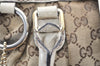 Authentic GUCCI Sukey Shoulder Tote Bag GG Canvas Leather 247902 Brown 4007K