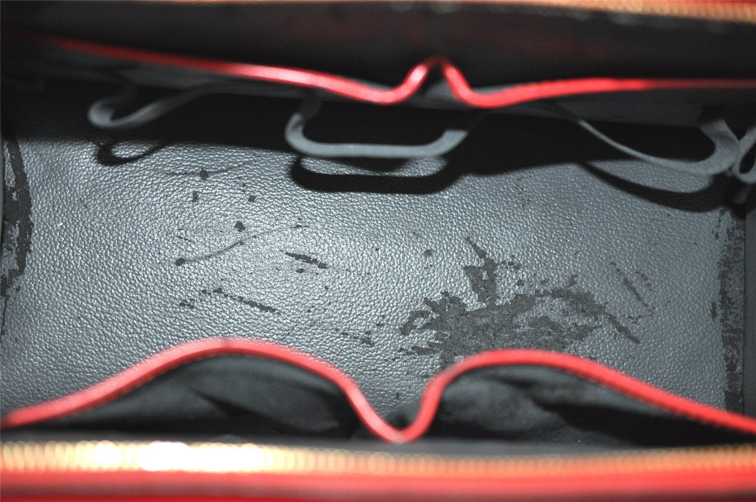 Authentic Louis Vuitton Epi Riviera Hand Bag Red M48187 LV Junk 4008I