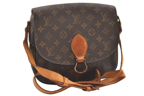 Authentic Louis Vuitton Monogram Saint Cloud GM M51242 Shoulder Cross Bag 4008J