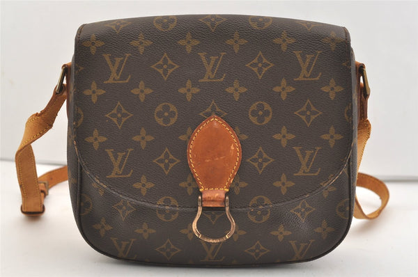 Authentic Louis Vuitton Monogram Saint Cloud GM M51242 Shoulder Cross Bag 4008J