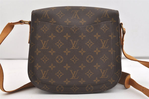 Authentic Louis Vuitton Monogram Saint Cloud GM M51242 Shoulder Cross Bag 4008J