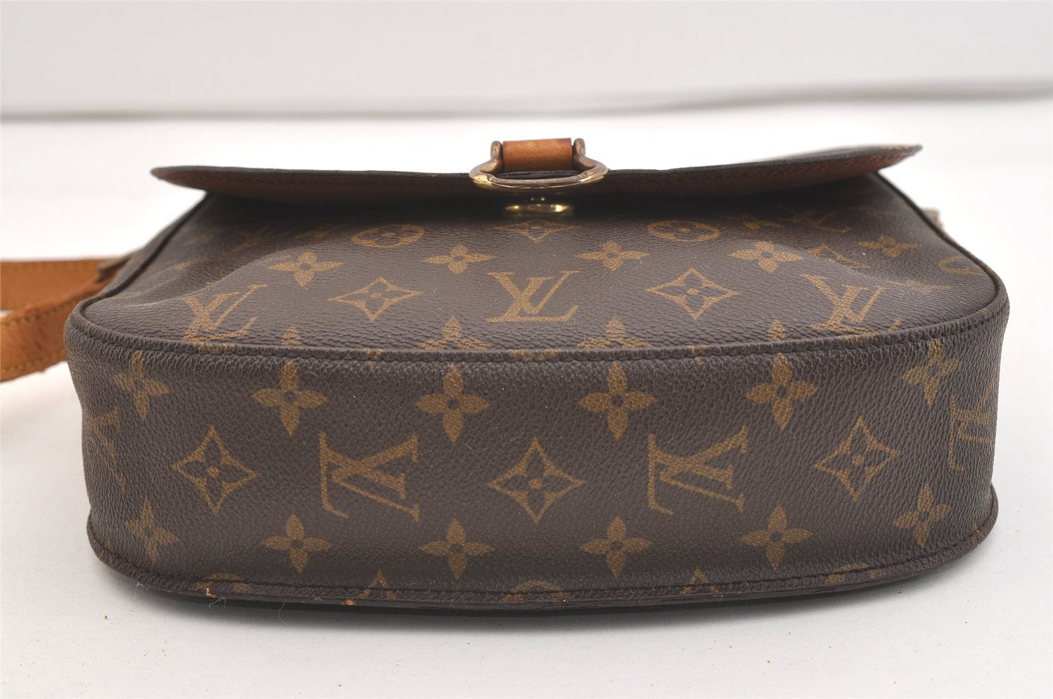 Authentic Louis Vuitton Monogram Saint Cloud GM M51242 Shoulder Cross Bag 4008J