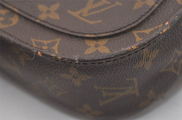 Authentic Louis Vuitton Monogram Saint Cloud GM M51242 Shoulder Cross Bag 4008J
