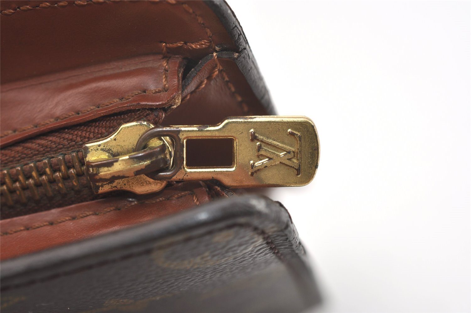 Authentic Louis Vuitton Monogram Pochette Homme Clutch Hand Bag M51795 LV 4009J