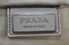 Authentic PRADA Nylon Tessuto Leather Shoulder Cross Body Bag Purse White 4010I