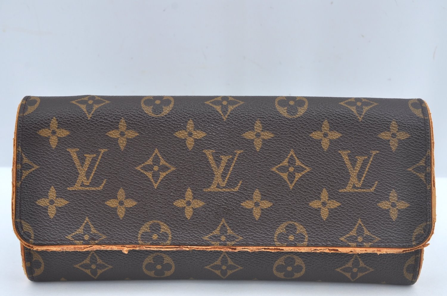 Authentic Louis Vuitton Monogram Pochette Twin GM Shoulder Bag M51852 LV 4010J