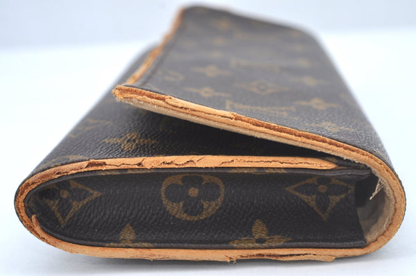 Authentic Louis Vuitton Monogram Pochette Twin GM Shoulder Bag M51852 LV 4010J