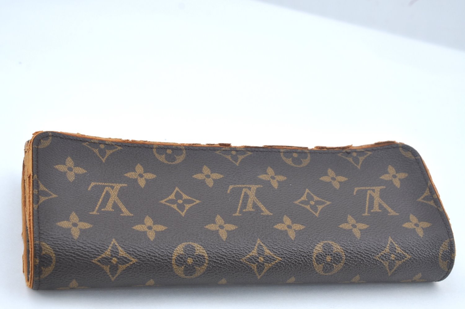 Authentic Louis Vuitton Monogram Pochette Twin GM Shoulder Bag M51852 LV 4010J