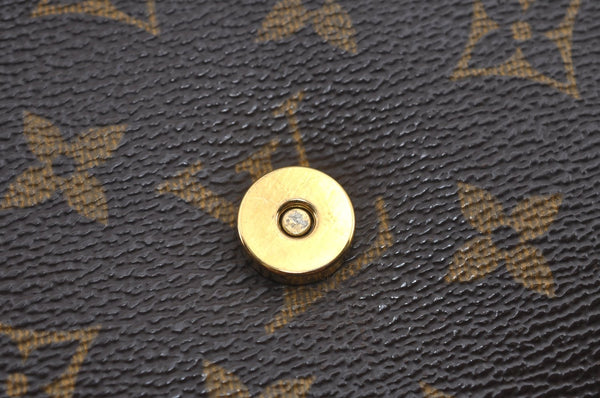 Authentic Louis Vuitton Monogram Pochette Twin GM Shoulder Bag M51852 LV 4010J