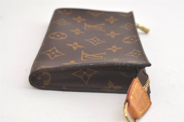 Authentic Louis Vuitton Monogram Pouch For Bucket PM LV 4010K
