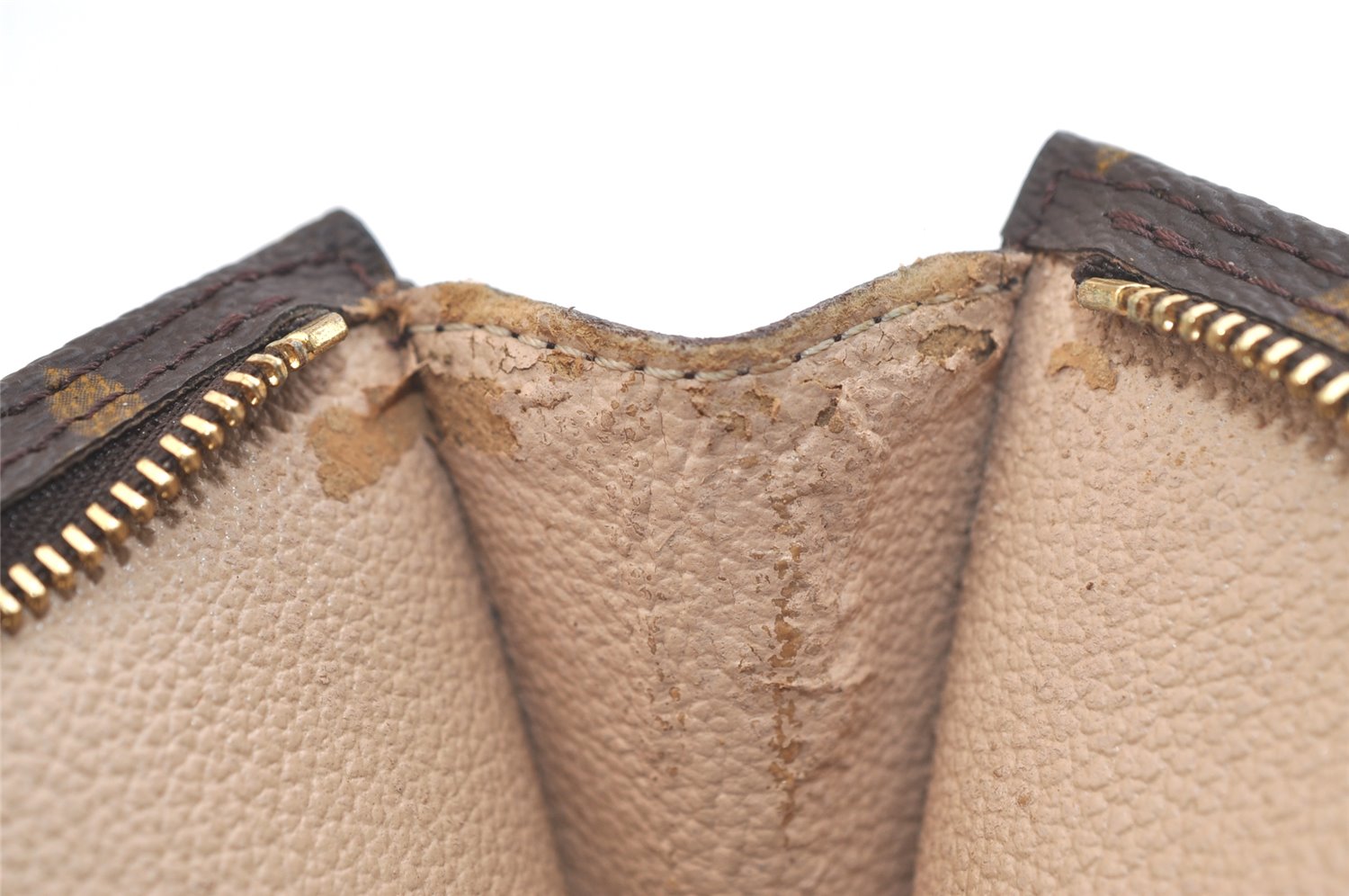 Authentic Louis Vuitton Monogram Pouch For Bucket PM LV 4010K