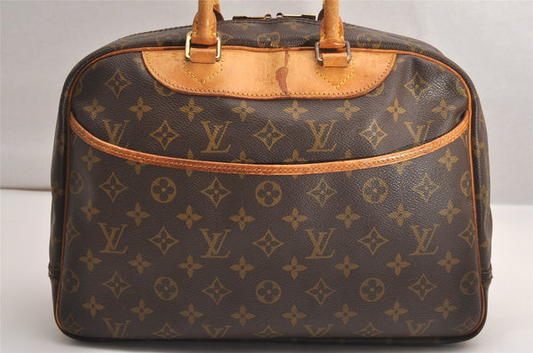 Authentic Louis Vuitton Monogram Deauville Hand Bag M47270 LV 4011J