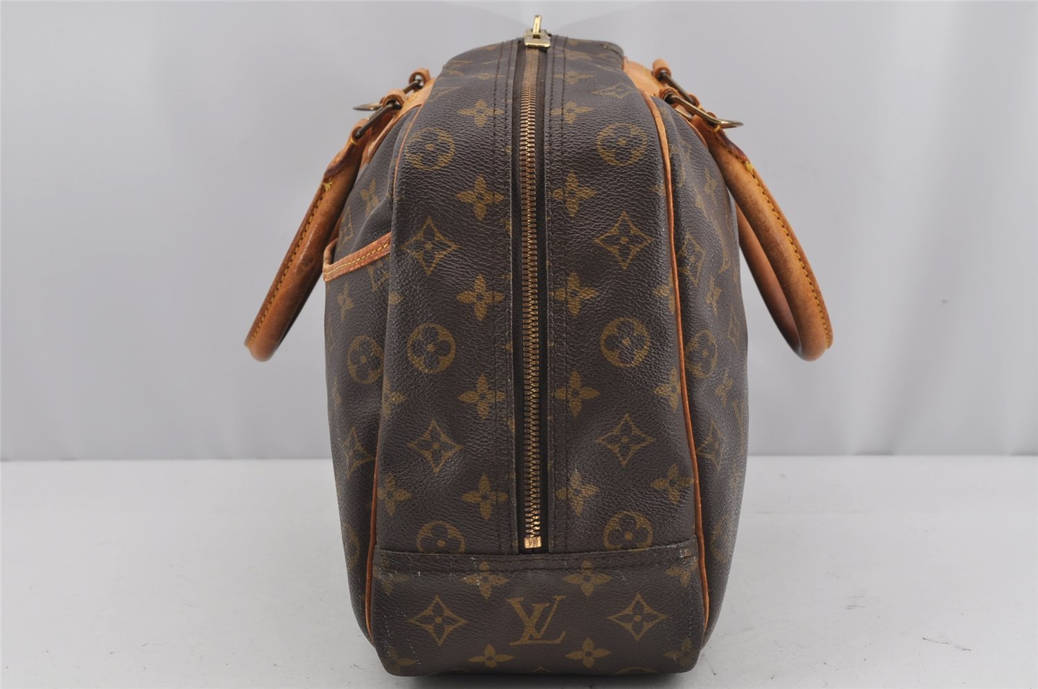 Authentic Louis Vuitton Monogram Deauville Hand Bag M47270 LV 4011J