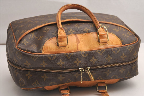 Authentic Louis Vuitton Monogram Deauville Hand Bag M47270 LV 4011J